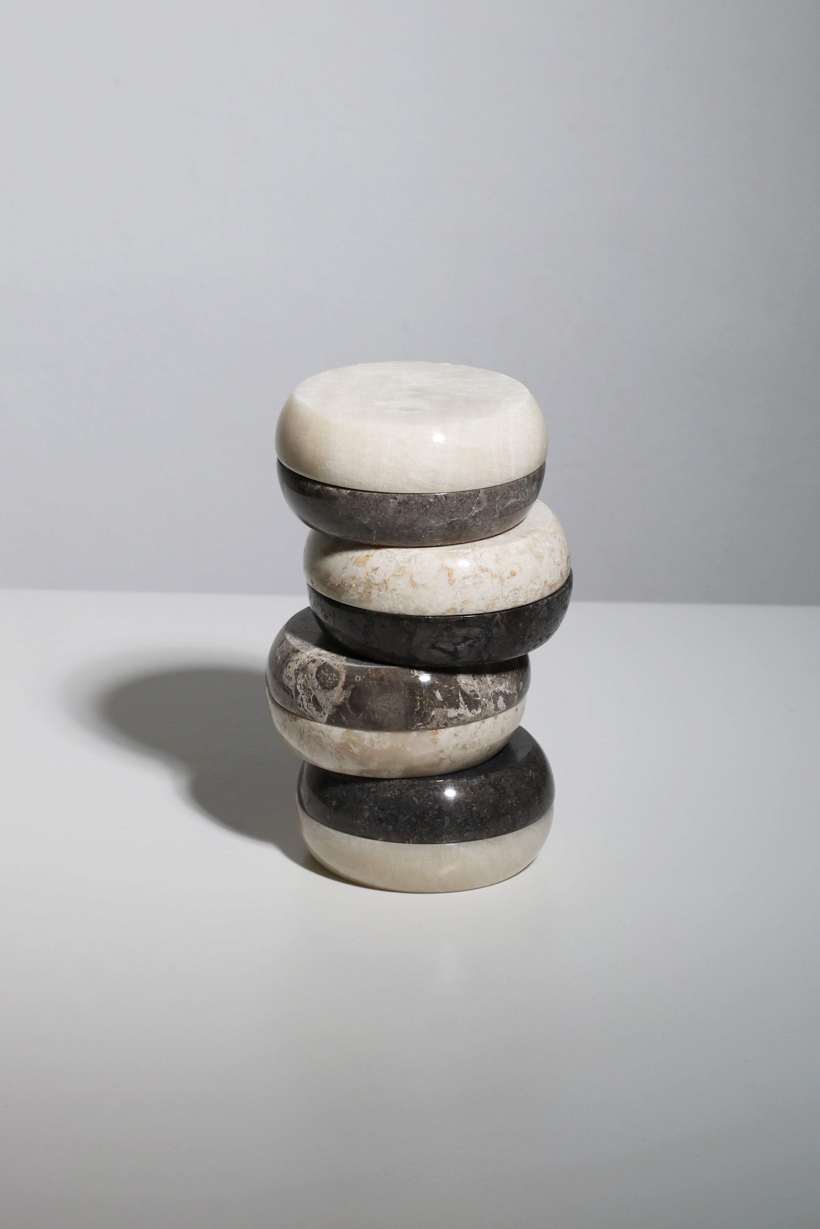 Berg Double Lid - Grey Marble