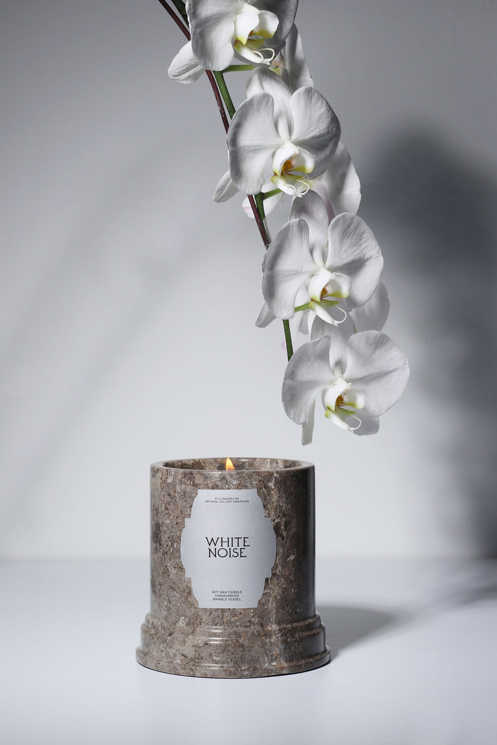 NGS x stillgoods: Column Candle WHITE NOISE