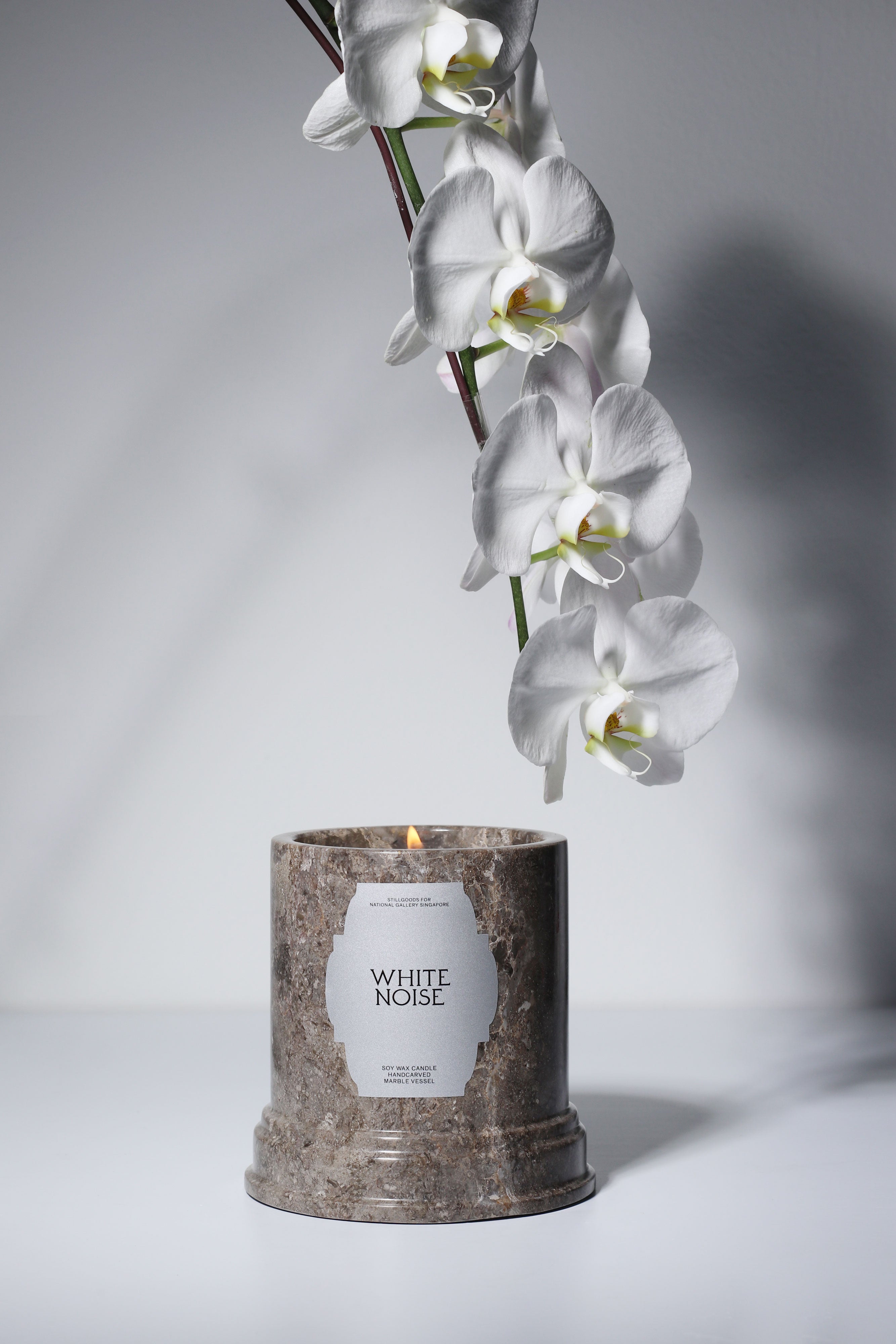 NGS x stillgoods: Column Candle WHITE NOISE