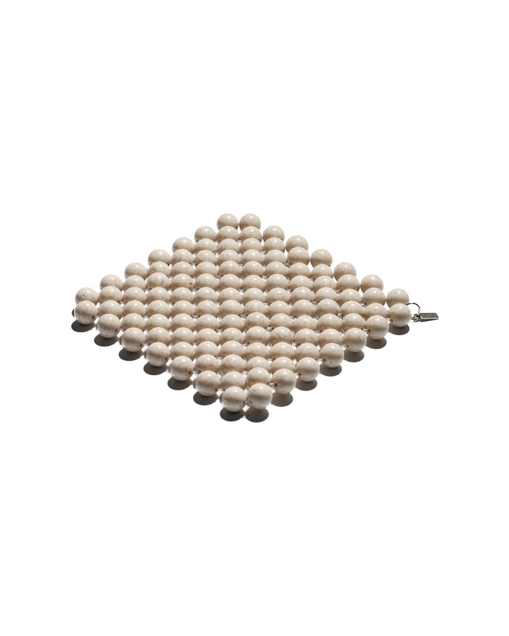 (Pre-Order) Beaded Gemstone Coaster - Riverstone