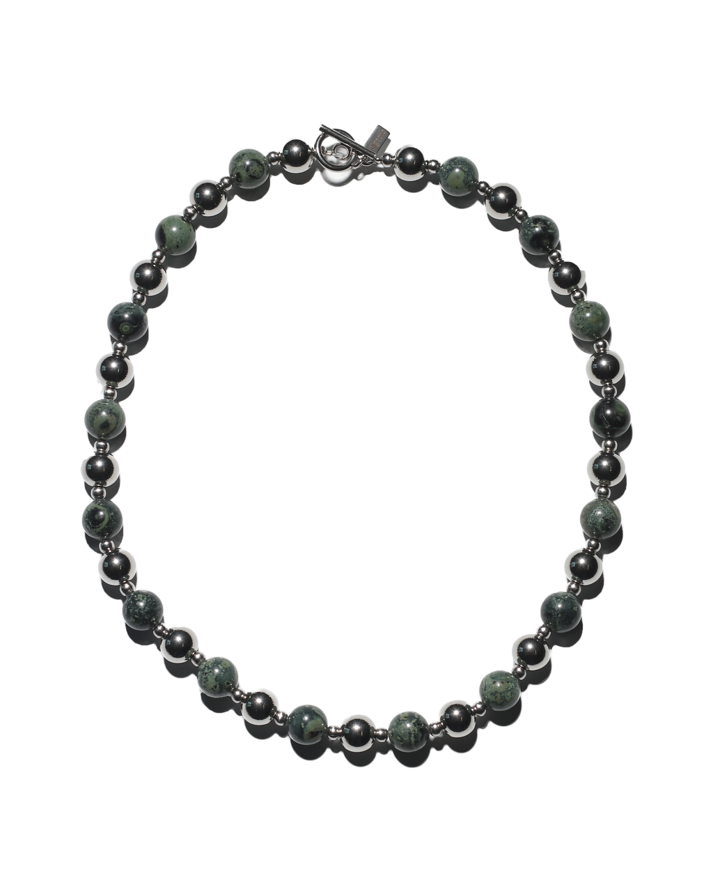 (Pre-Order) Kambaba Jasper & Stainless Steel Necklace - More Options Available