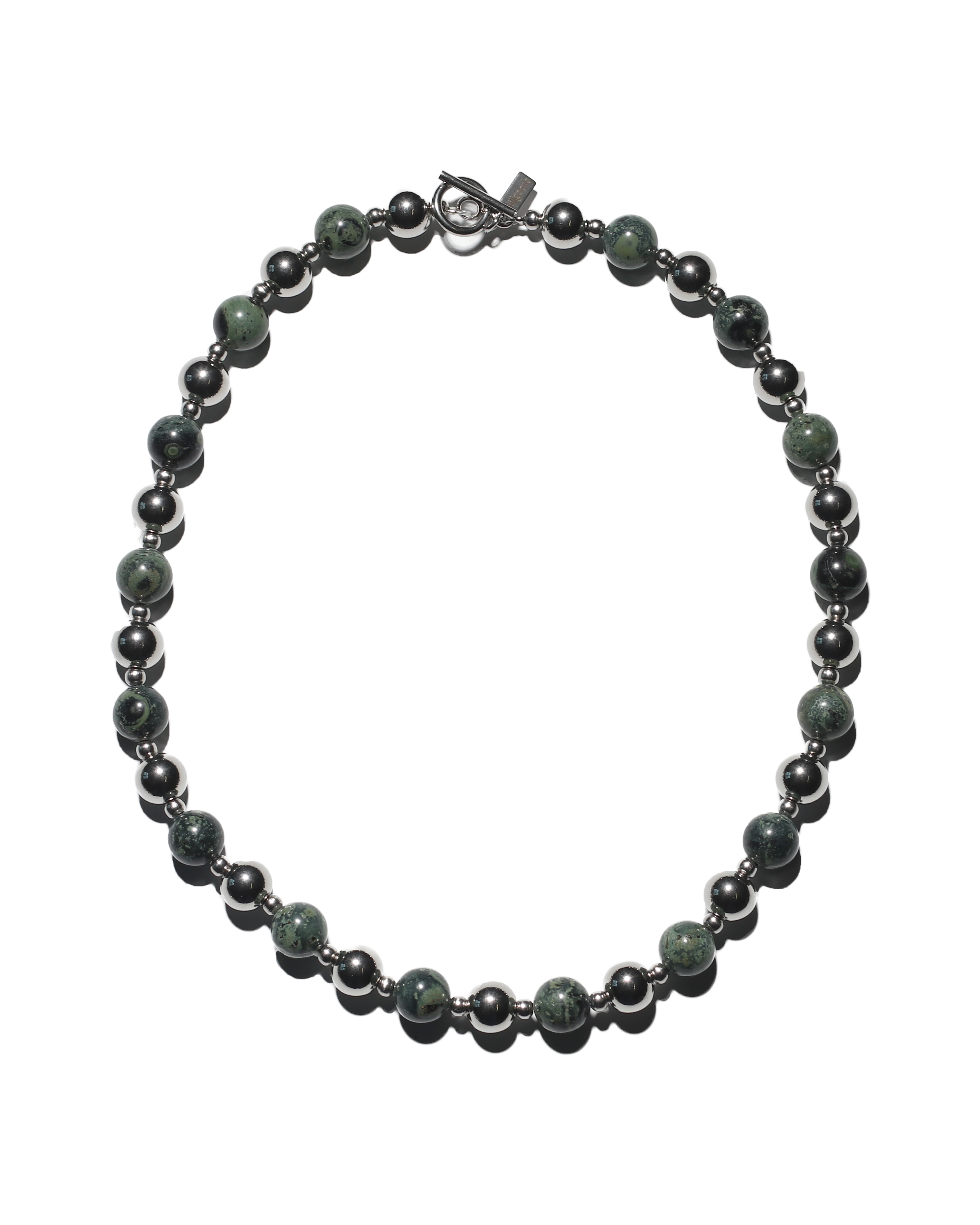 (Pre-Order) Kambaba Jasper & Stainless Steel Necklace - More Options Available