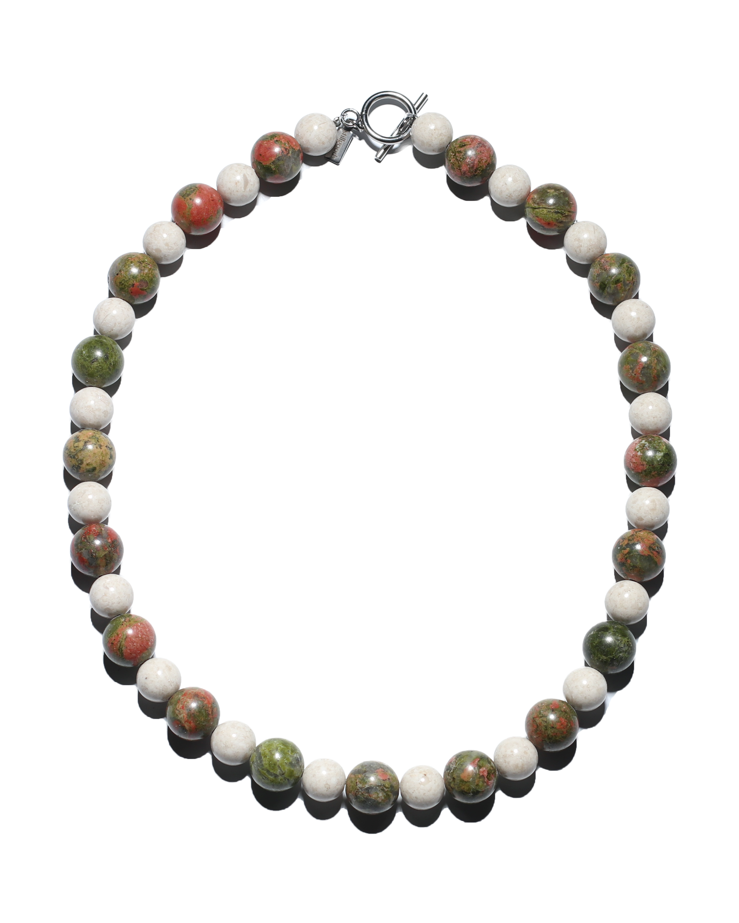 Unakite & Riverstone Necklace