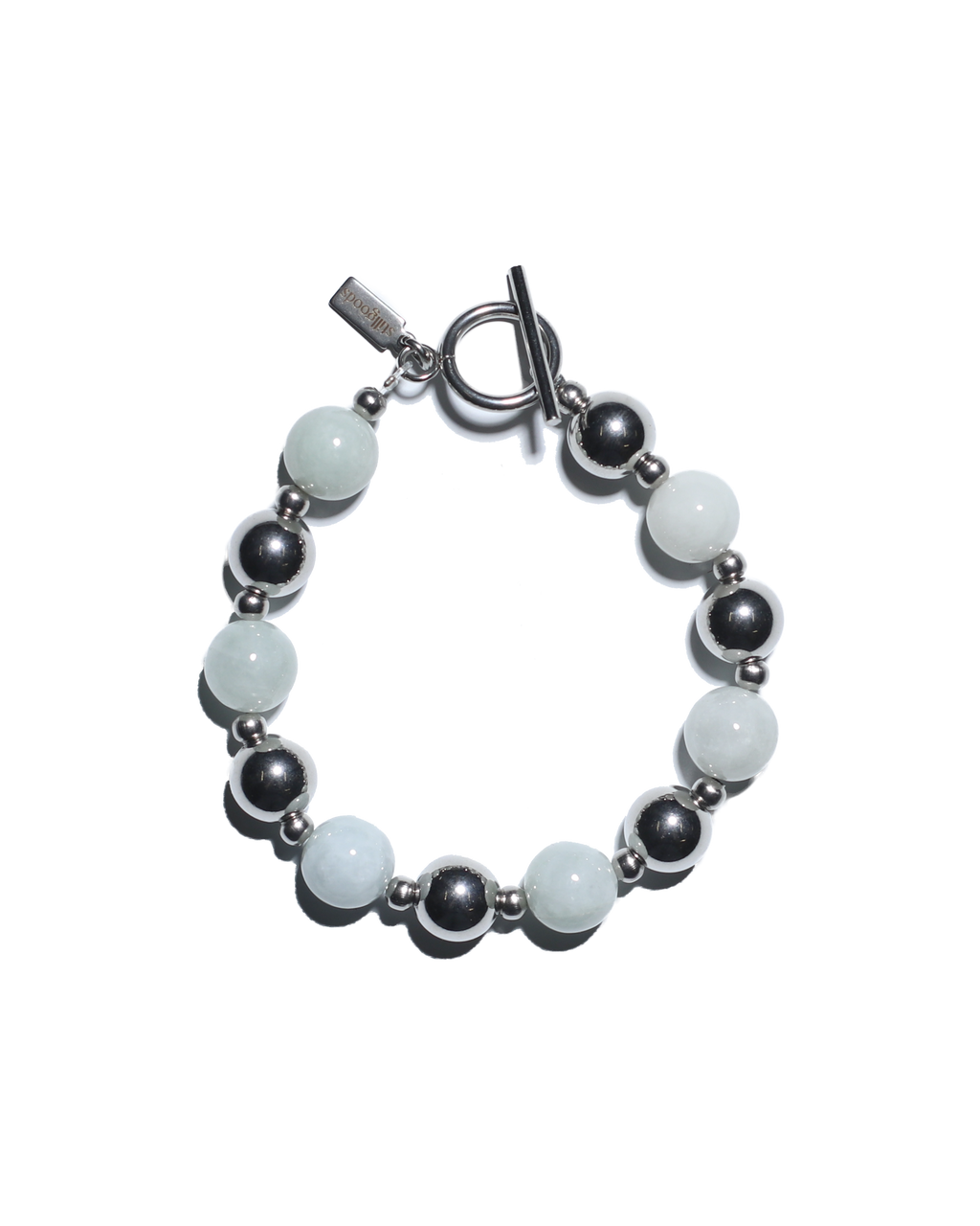 Jadeite & Steel Bracelet