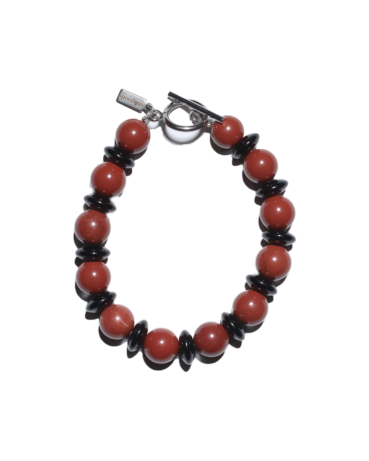 Abacus Bracelet (Red Jasper)