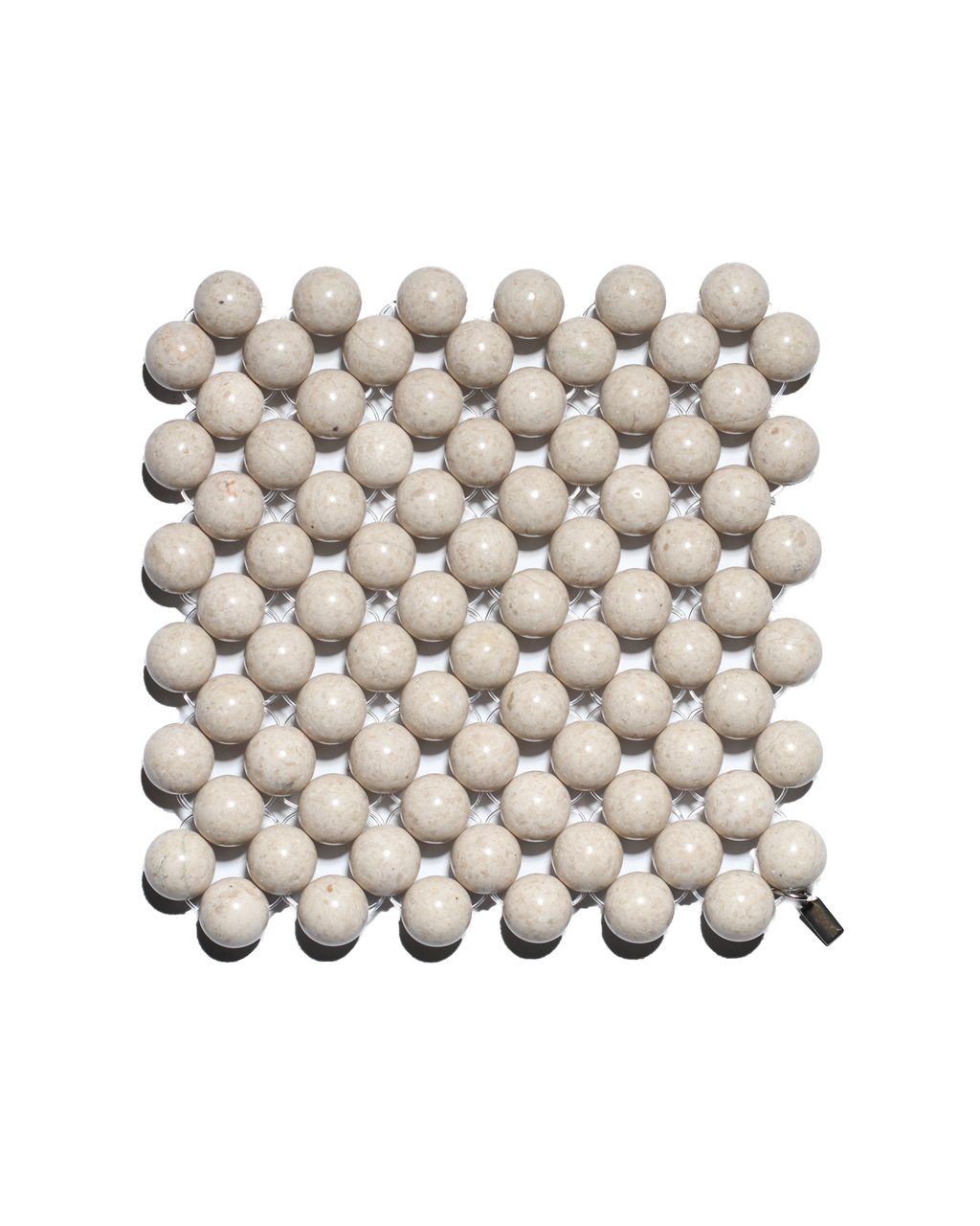 Beaded Gemstone Coaster - Riverstone (~12mm)