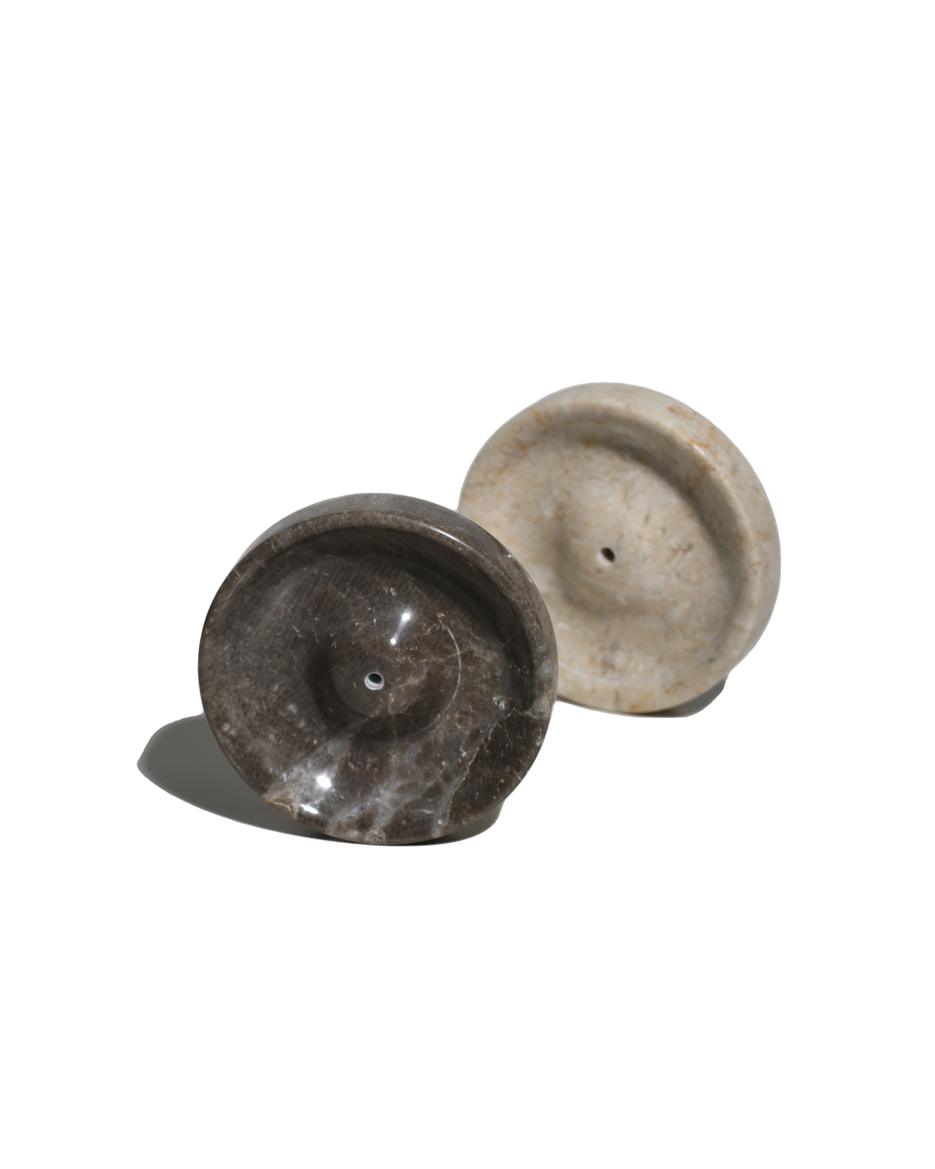 Ebb Incense Holder - Grey Marble