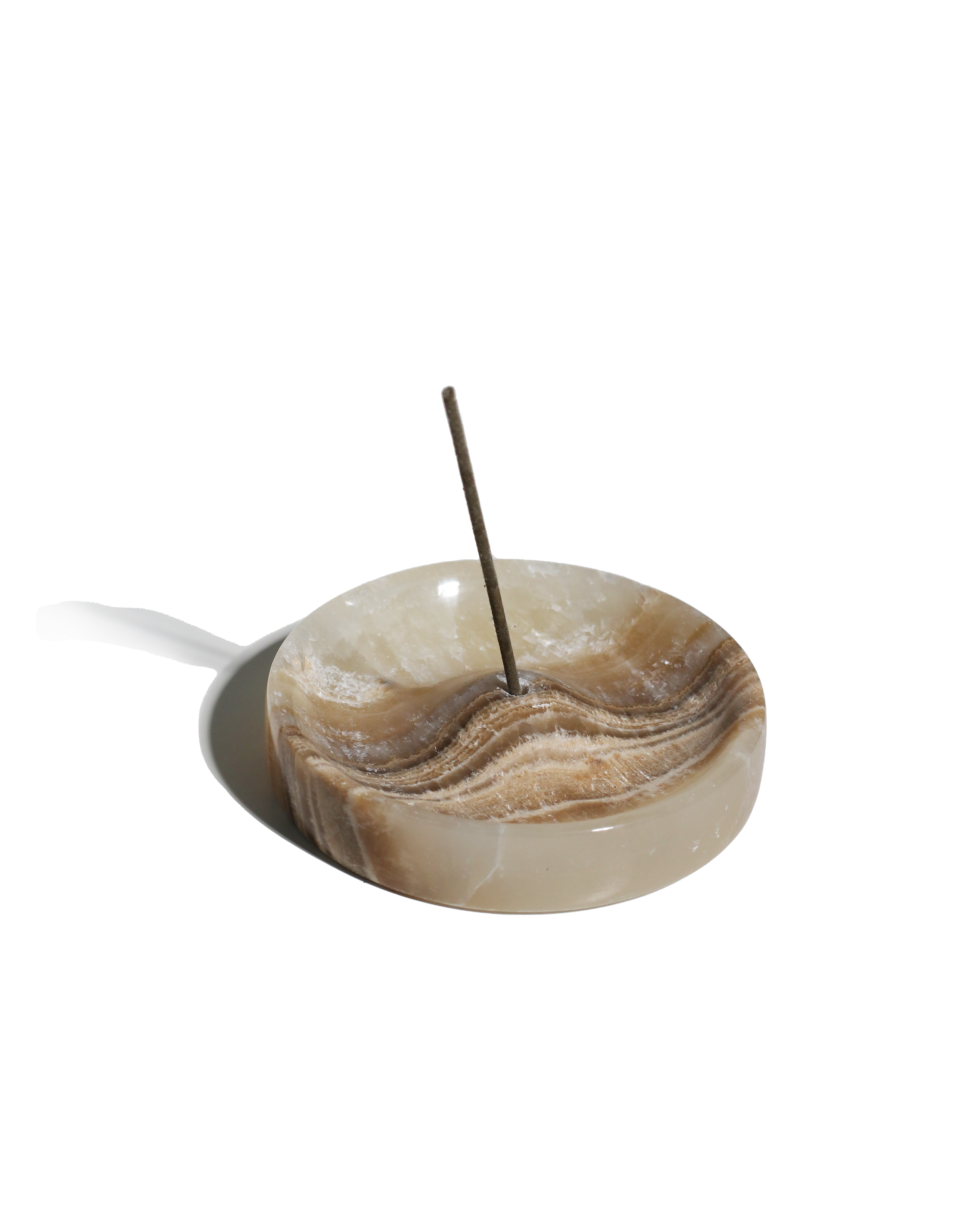 Ebb Incense Holder in Onyx