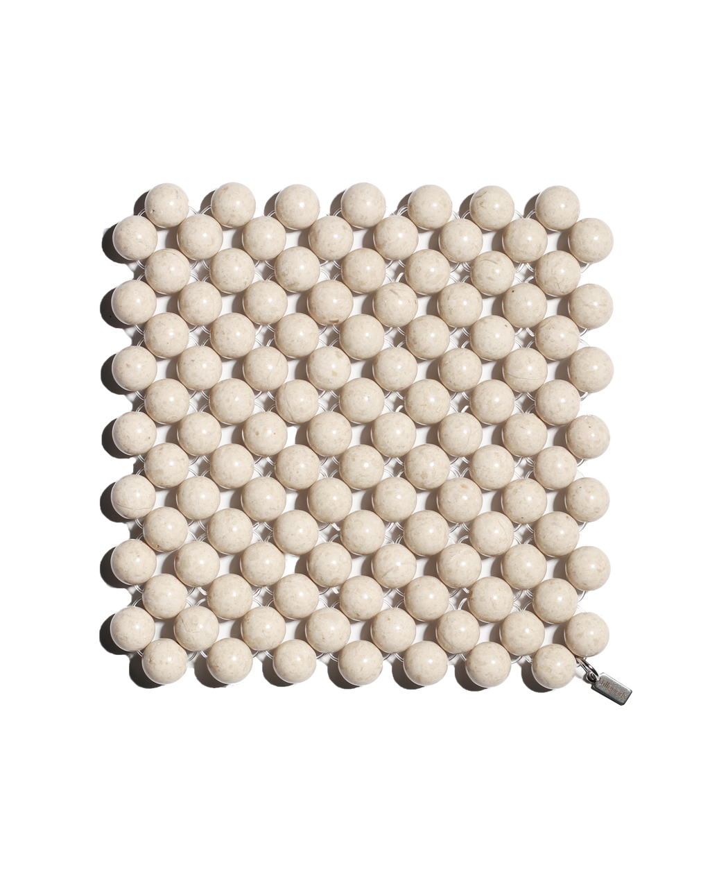 (Pre-Order) Beaded Gemstone Coaster - Riverstone