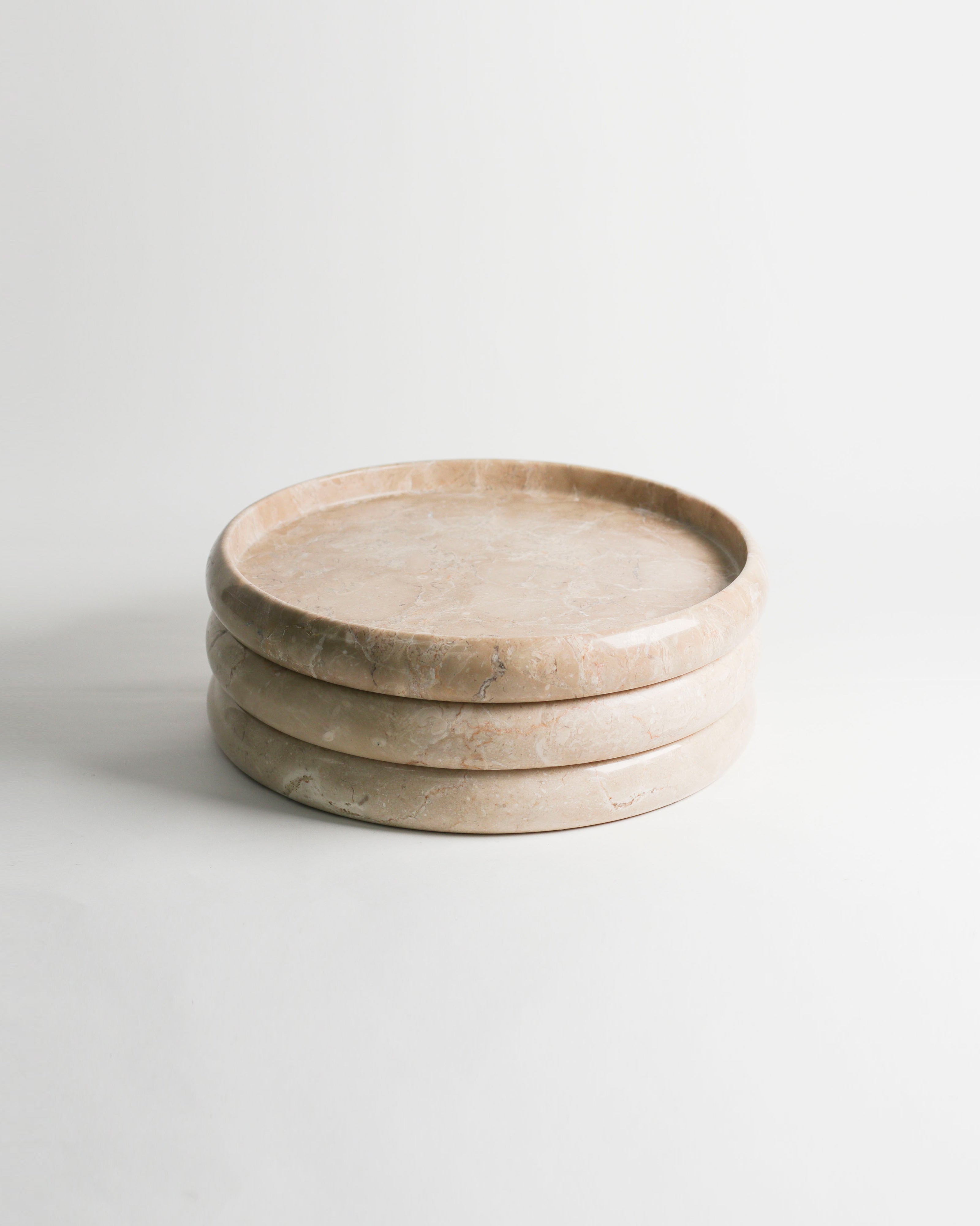 Harmony Tray - Cream Marble