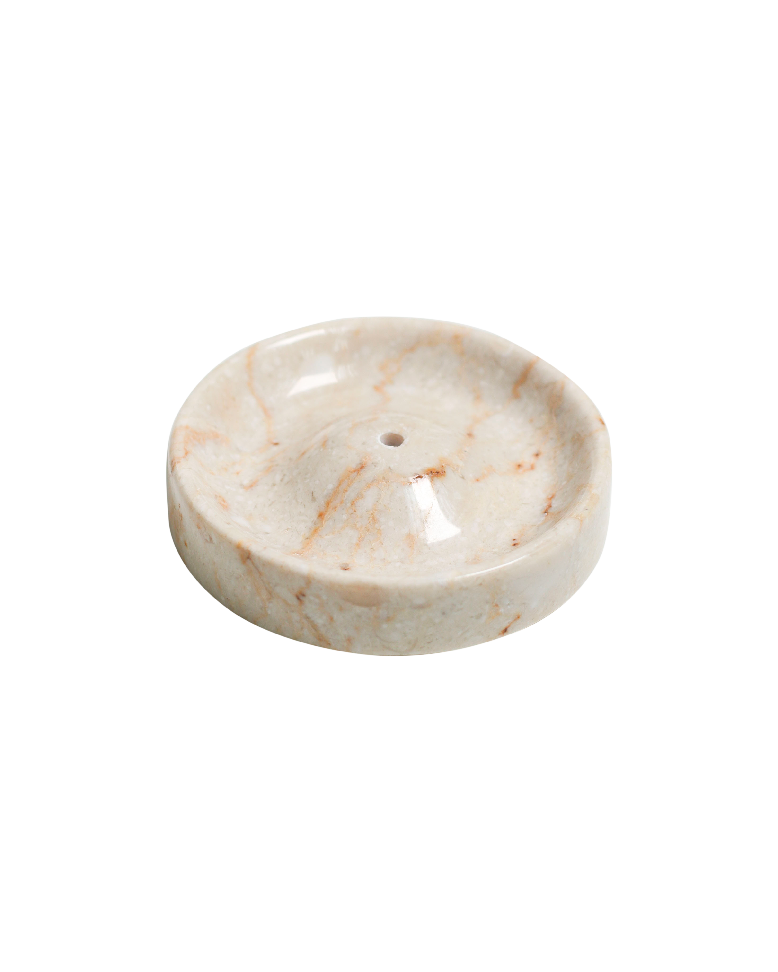 Ebb Incense Holder in Marble
