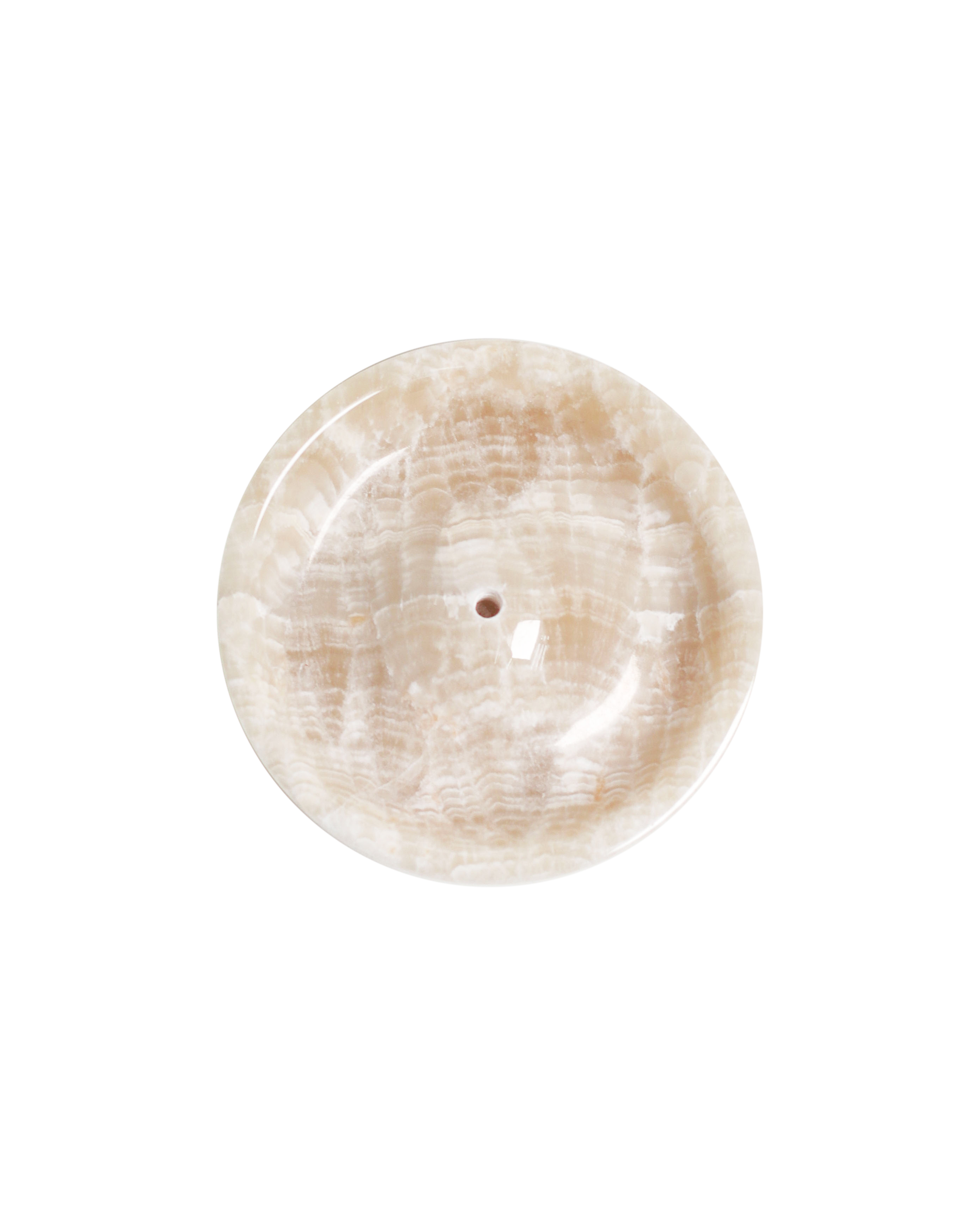 Ebb Incense Holder in Onyx