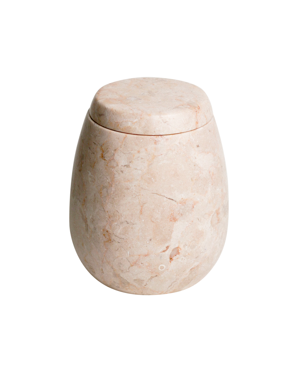 Ecru Jar - Cream Marble