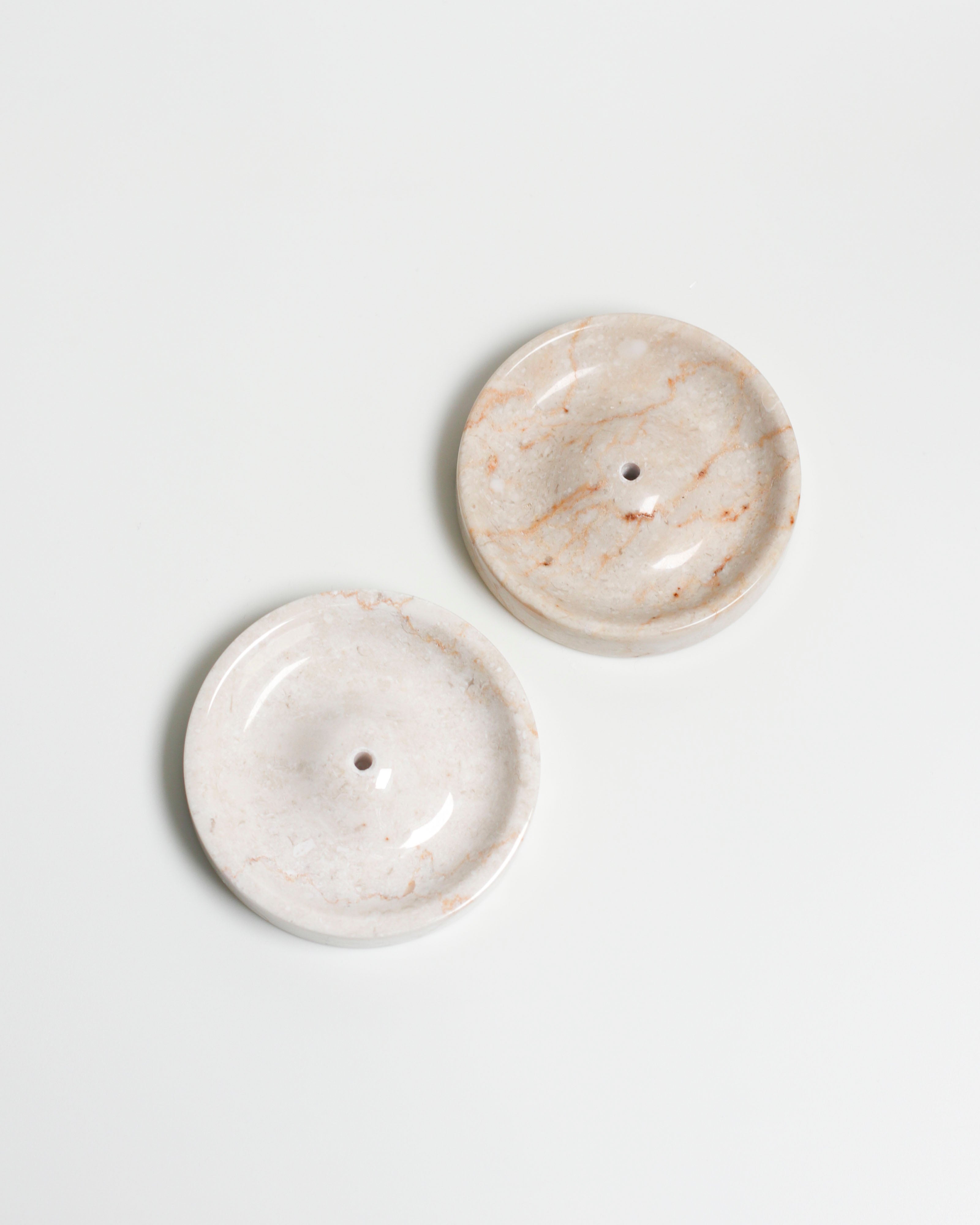 Ebb Incense Holder in Marble