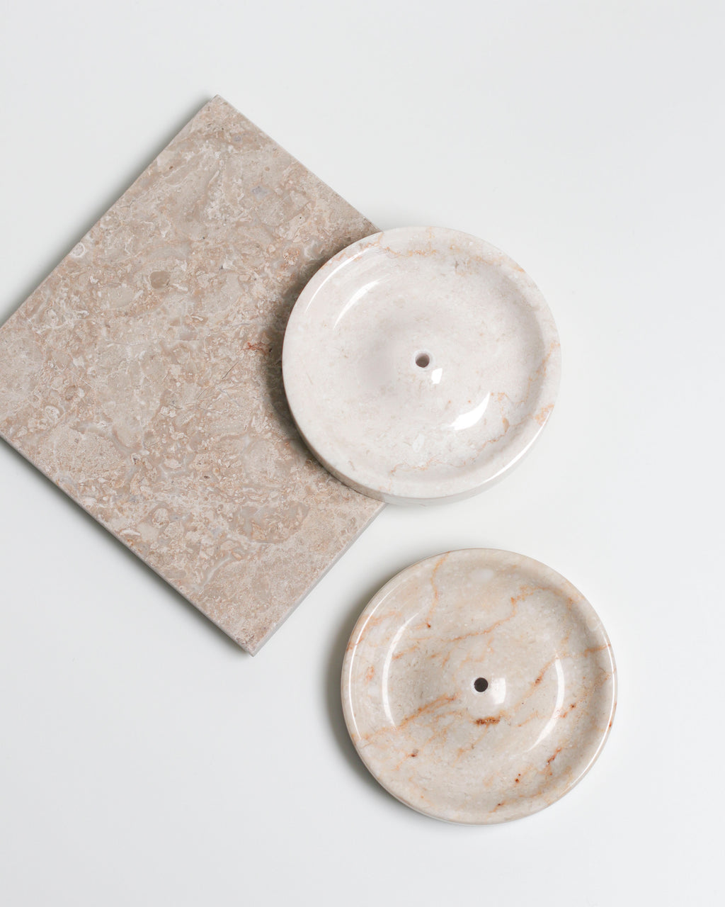 Ebb Incense Holder in Marble