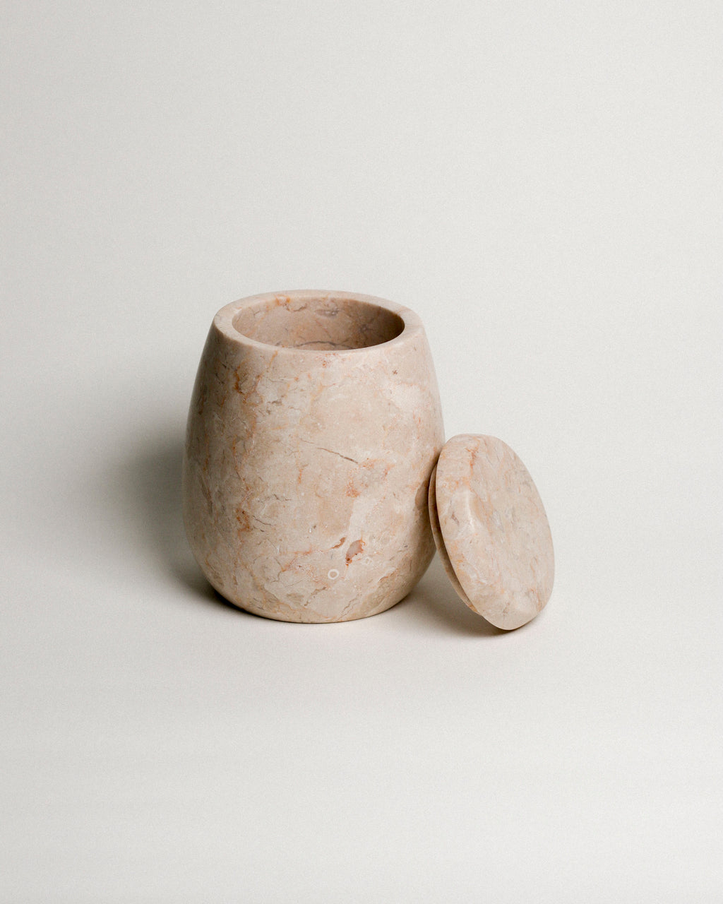 Ecru Jar - Cream Marble