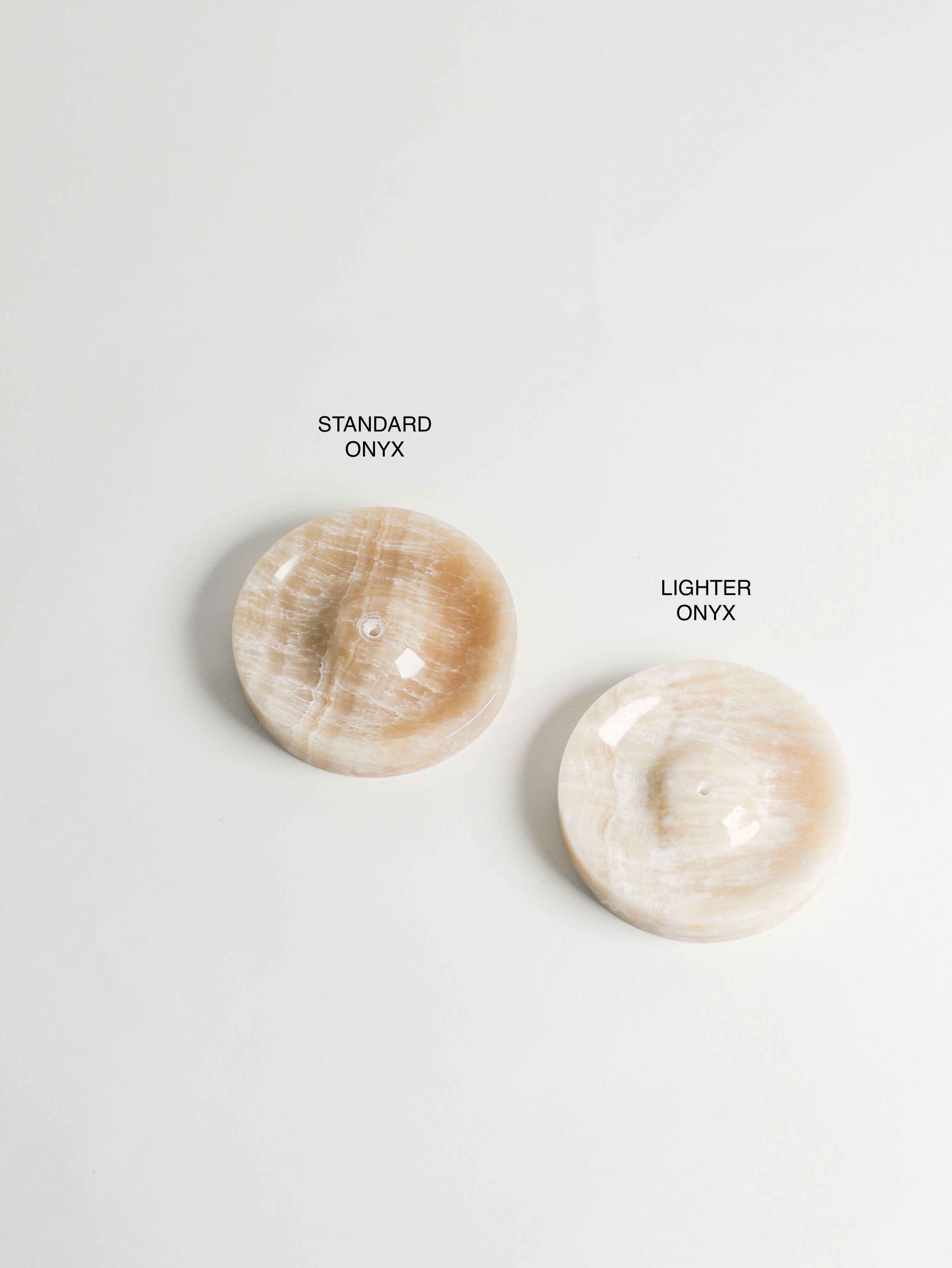 Ebb Incense Holder in Onyx