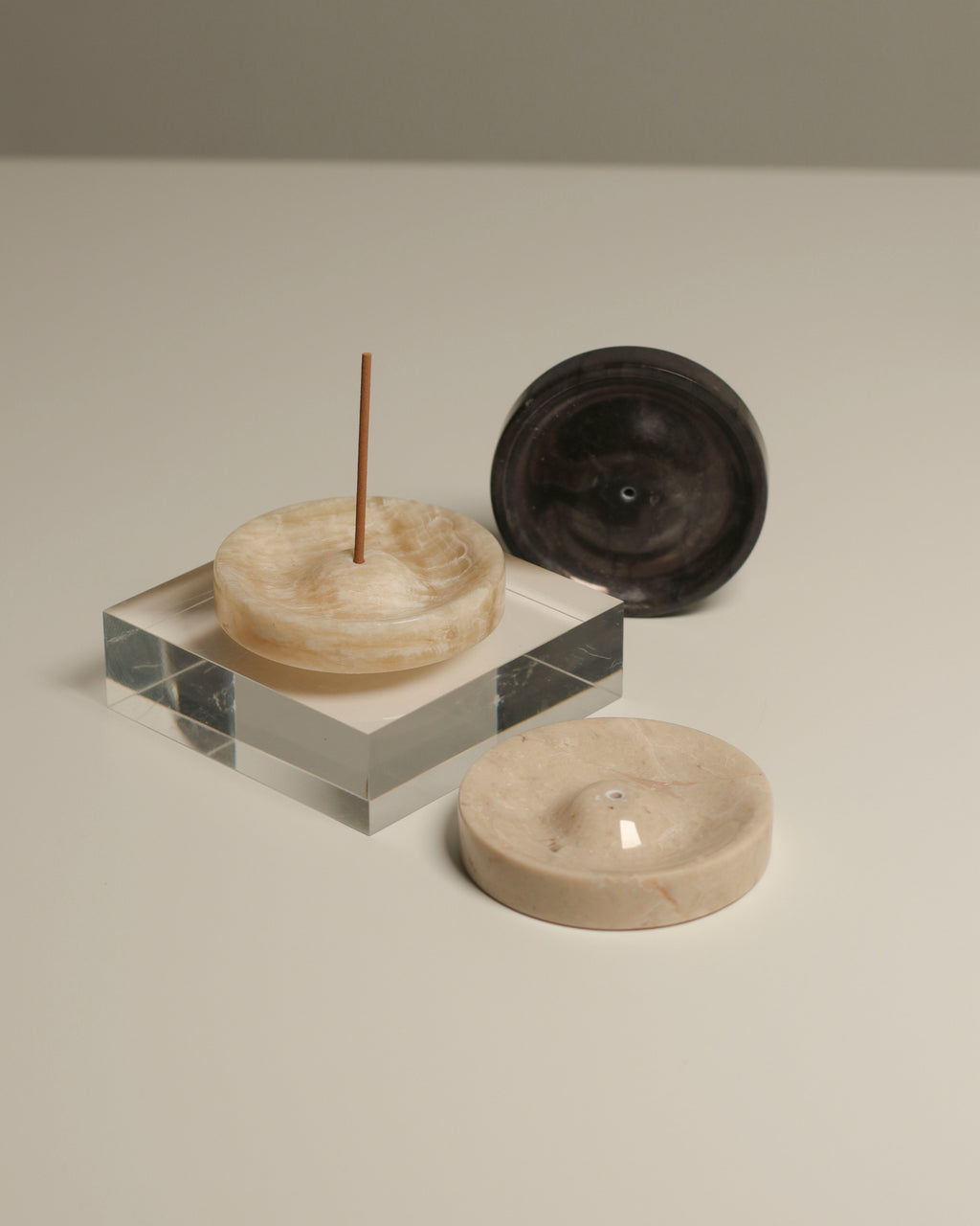 Ebb Incense Holder in Marble