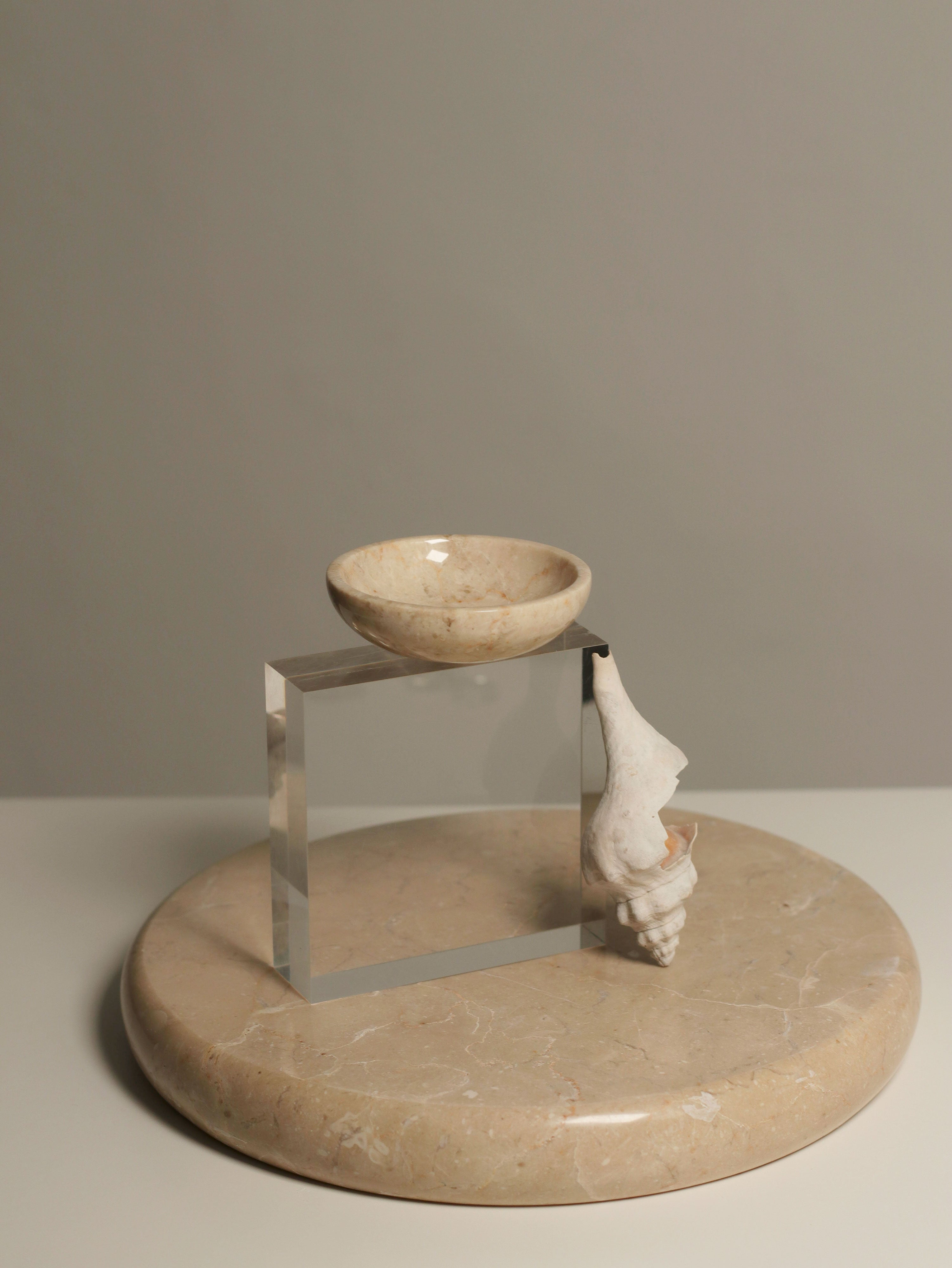 Luna Mini Dish in Marble