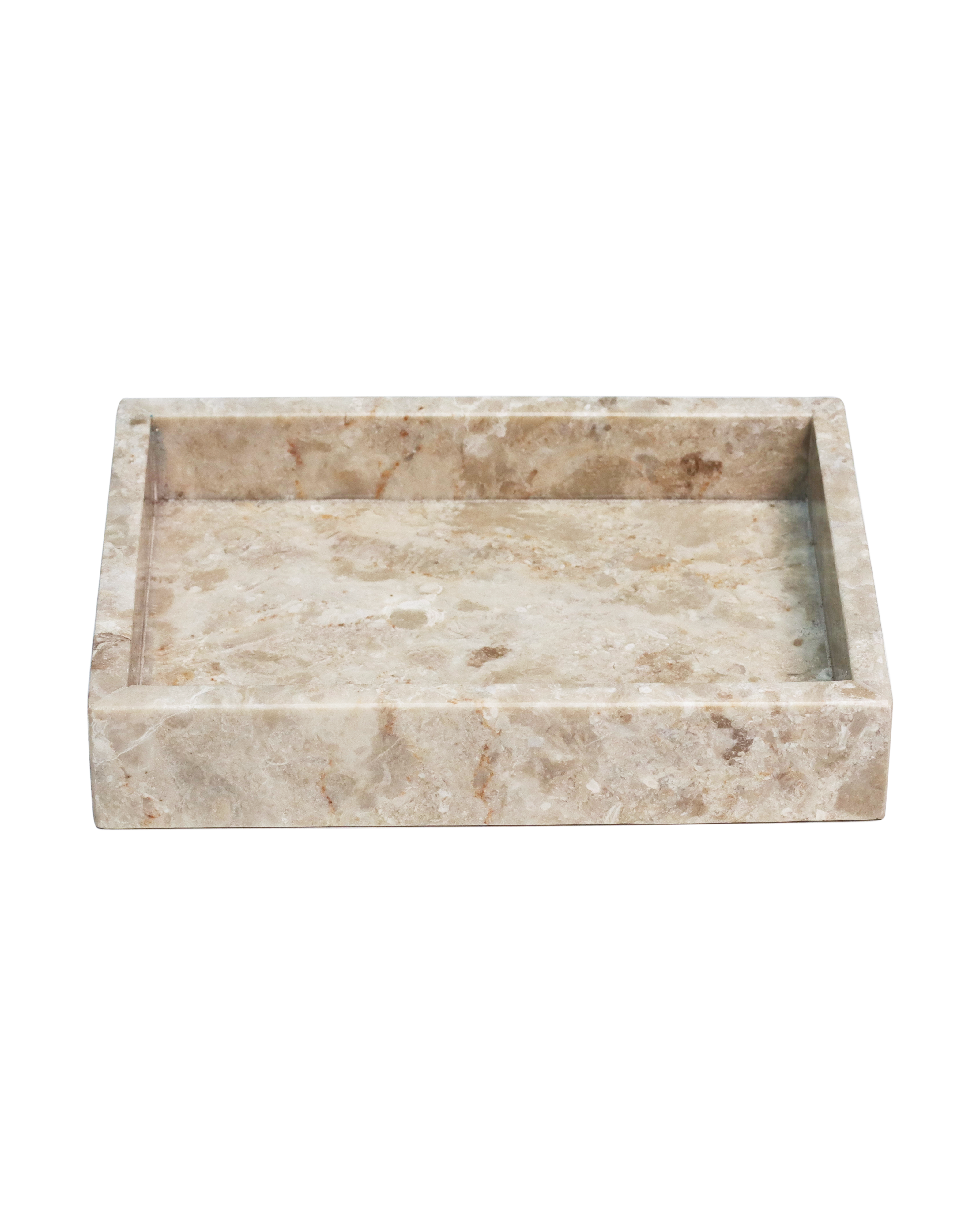 Mini Valor Tray - Cream Marble