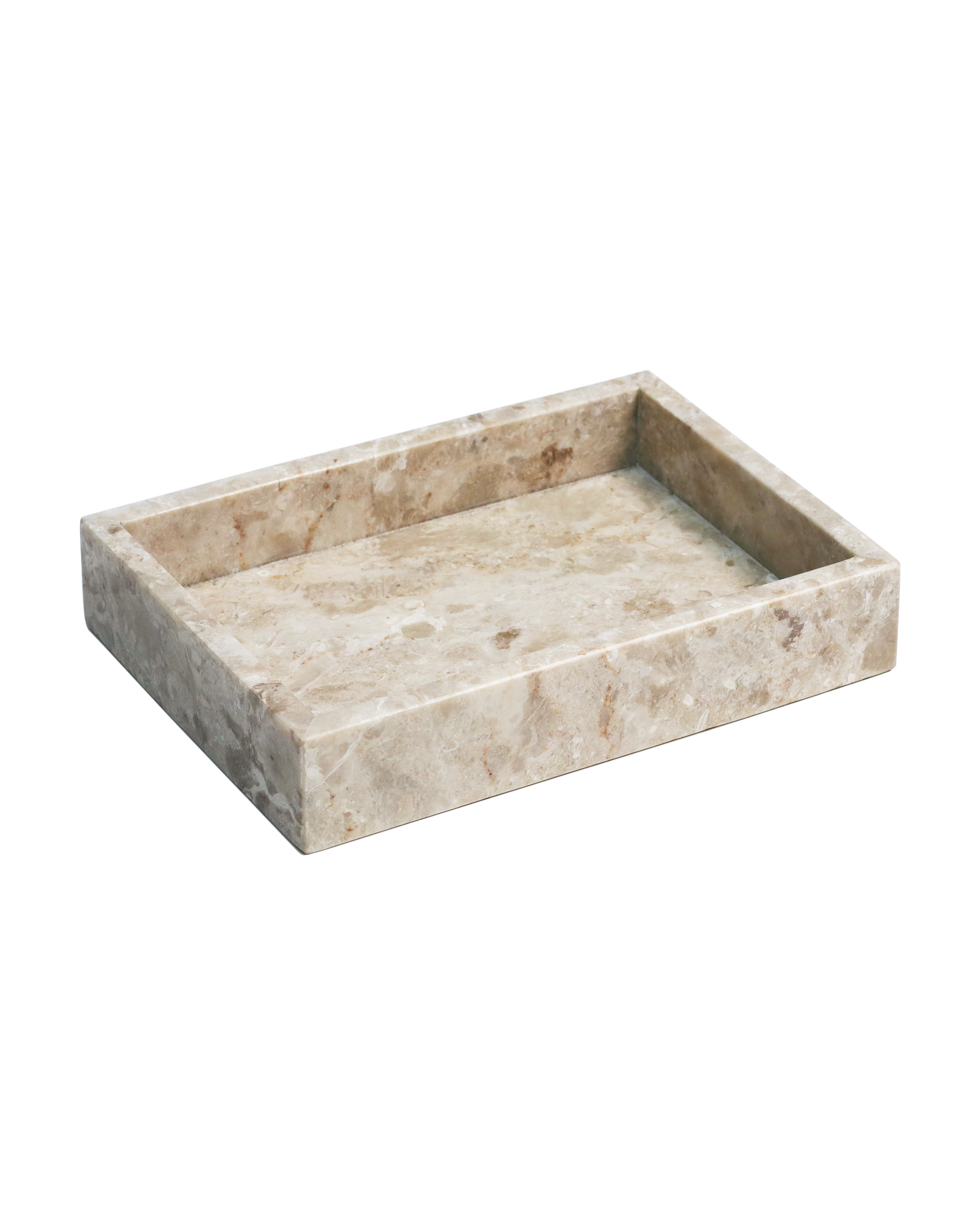 Mini Valor Tray - Cream Marble