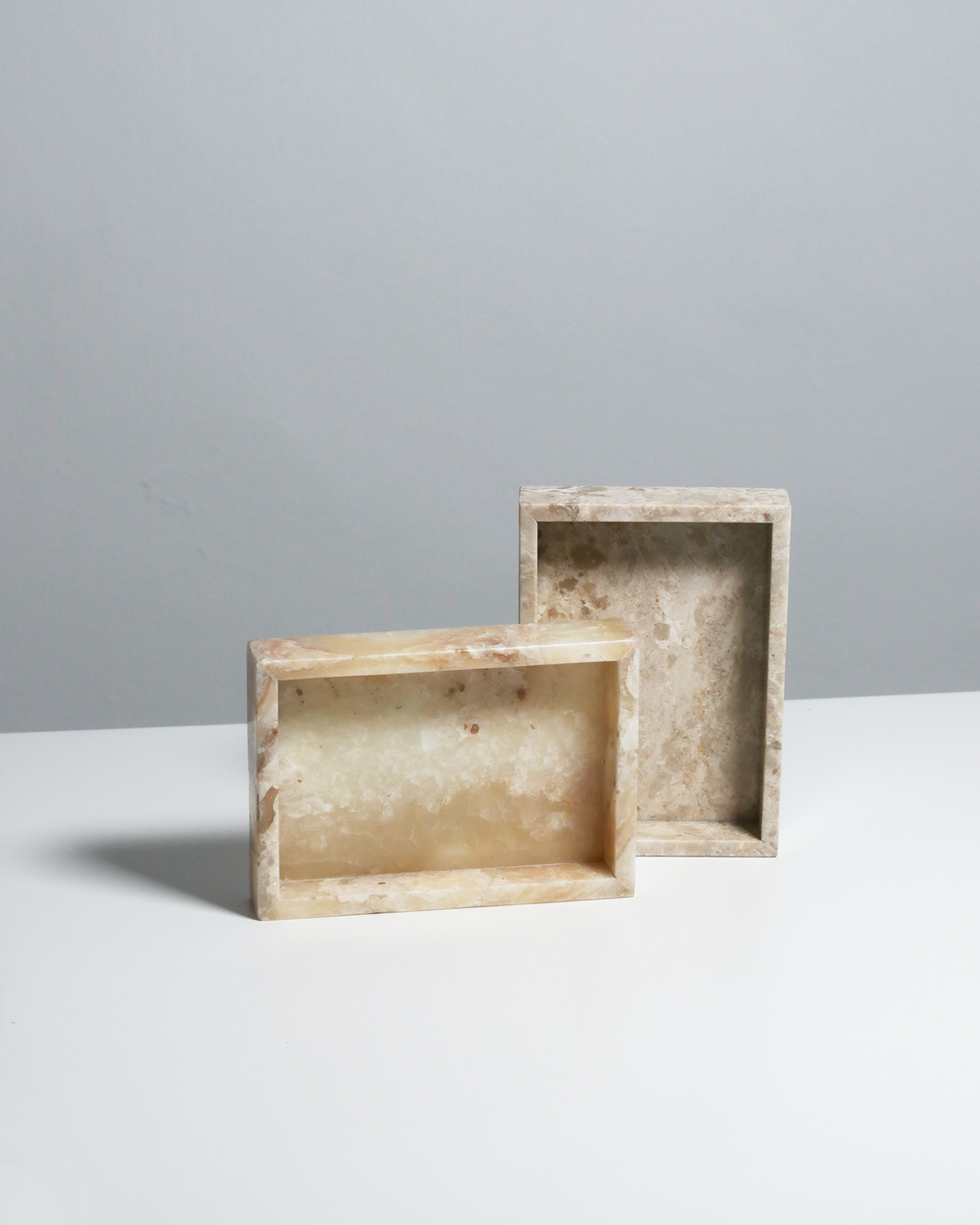 Mini Valor Tray - Cream Marble