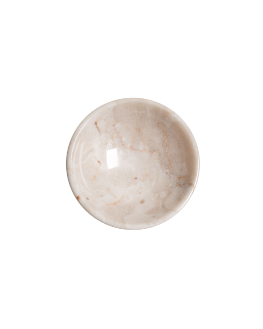 Luna Dish Cream Marble