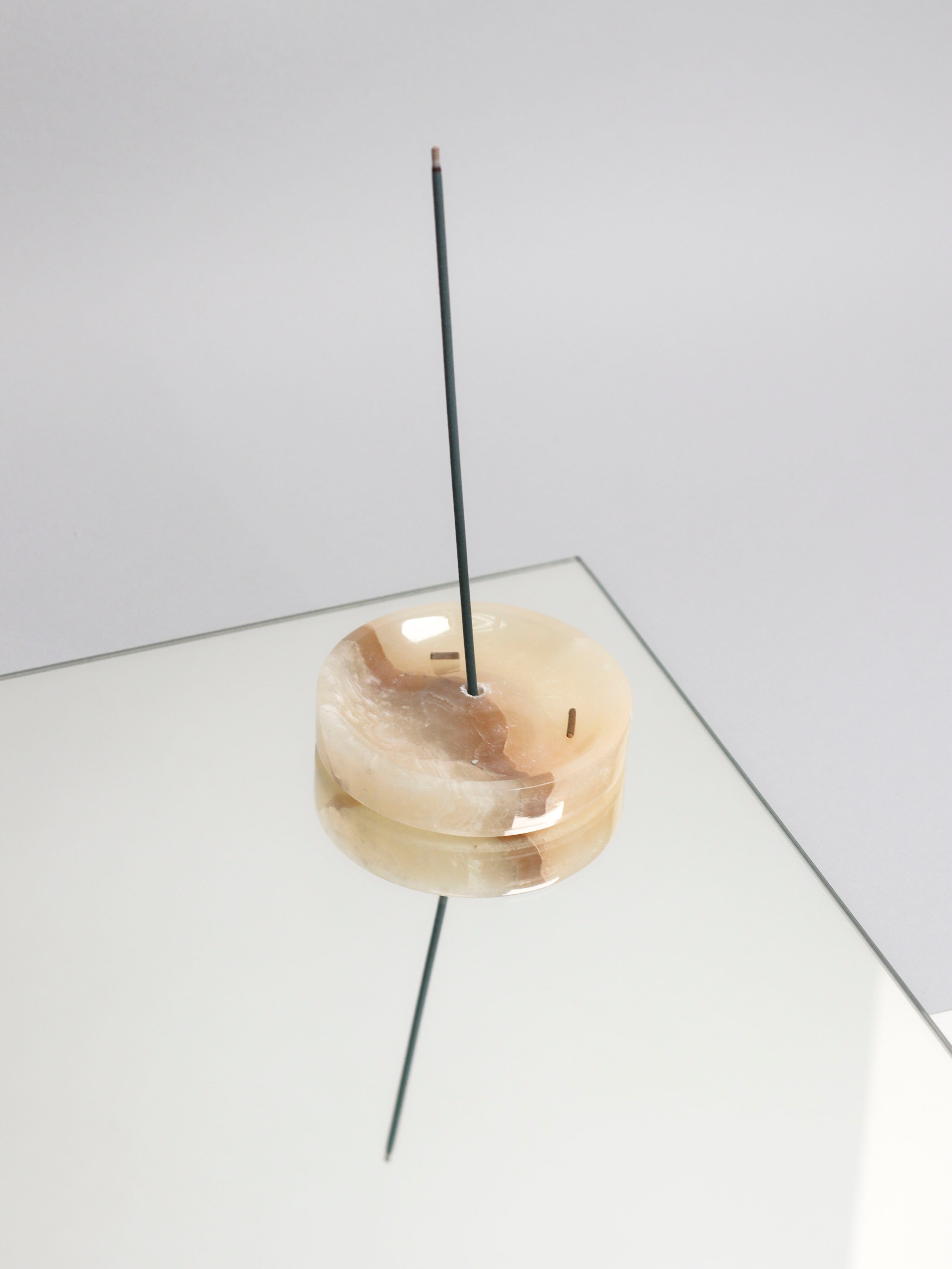 Ebb Incense Holder in Onyx